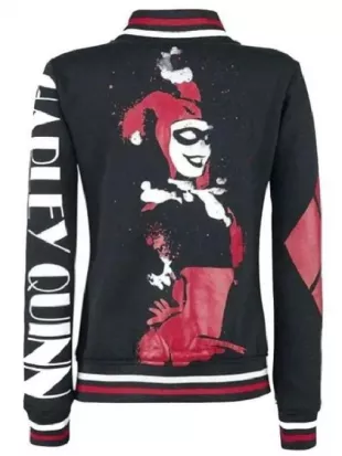 Suicide Squad Harley Quinn Halloween Varsity Jacket