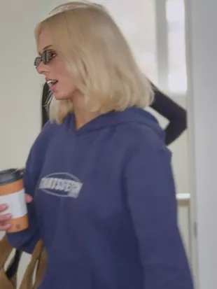 The Secret Lives of Mormon Wives Miranda McWhorter Blue Hoodie
