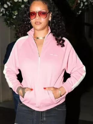 Rihanna New York City 2026 Pink Jacket