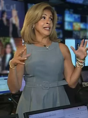 Today Show 2026 Hoda Kotb Sleeveless Denim Dress
