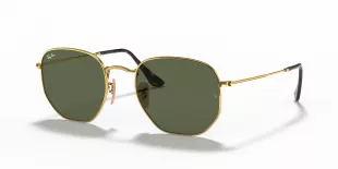 RB3548n Hexagonal Flat Lenses Sunglasses