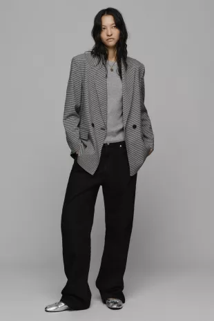 Oversized Double-Breasted Blazer