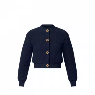 Monogram Toweling Cardigan