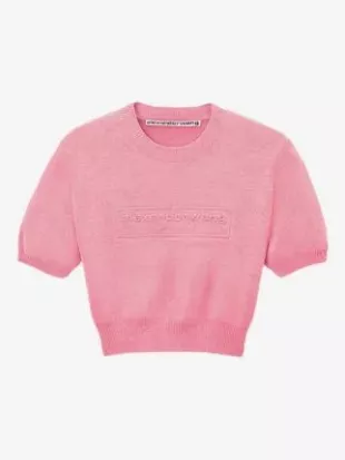 Logo-Embossed Knit Top