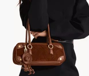 Meredith  Chocolate Diamond Suede