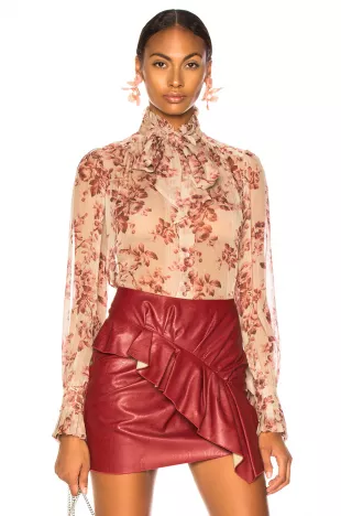 Unbridled Tie Neck Blouse