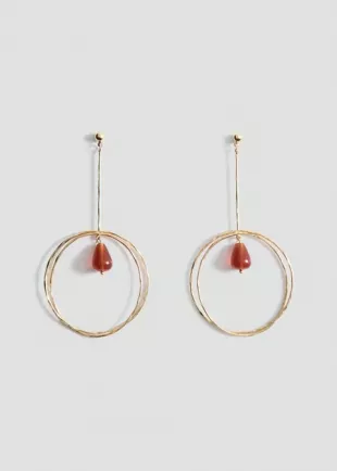 Hanging Hoop Earrings