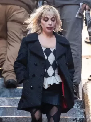 Harley Quinn Joker Folie À Deux Black Coat