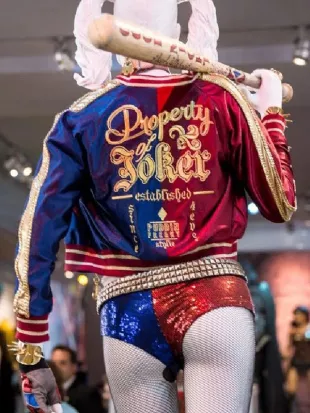 Suicide Squad Movie Harley Quinn Satin Jacket