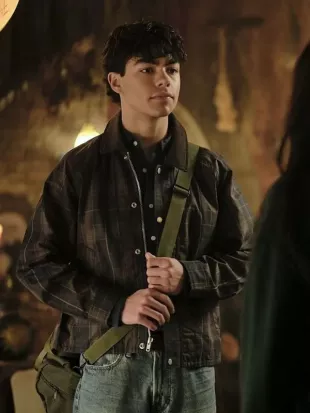 Coven Academy S01 Malachi Barton Plaid Jacket