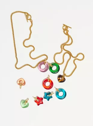 Large Juicy Chain Red Heart