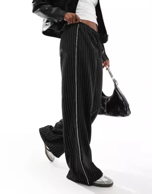 Tailored Side Stripe Pull on Sweatpants