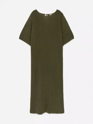 Ripple-Knit Dress