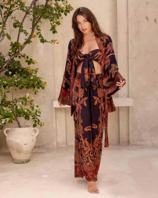 EcoVero Short Kimono