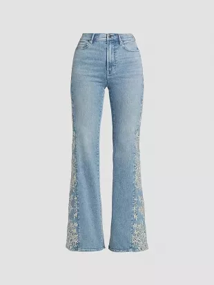 Joplin High Rise Wide Flare Leg Jeans