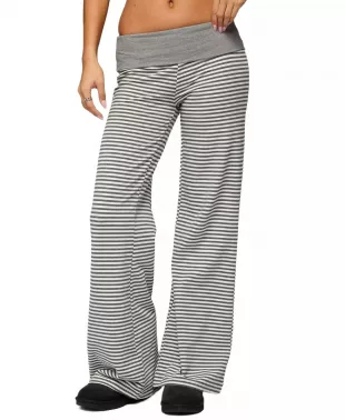 Meggy Colorblock Stripe Foldover Pants