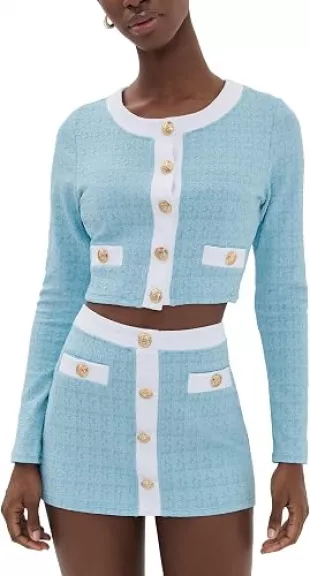 Adaline Colorblock Chic Swim Cardigan