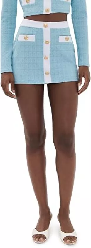 Coco Colorblock Chic High Waist Skirt