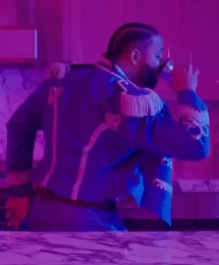 Buy Drake X FOMO Dancing Cheetah Print Jacket - Blue