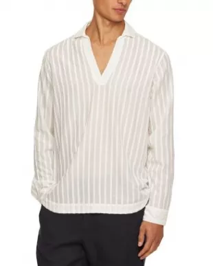 Ridley Tonal Chenille Stripe Shirt