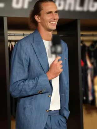 Alexander Zverev 2026 US Open Champion Blue Blazer