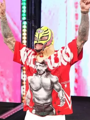 Rey Mysterio Monday Night RAW Red T-Shirt