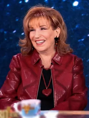 The View 2026 Joy Behar Red Leather Jacket