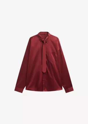 Havelock Oversized Neck Tie Shirt