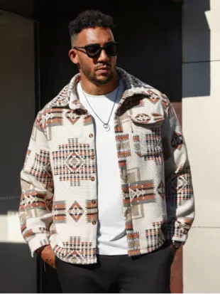 Ecru Navajo Style Shacket