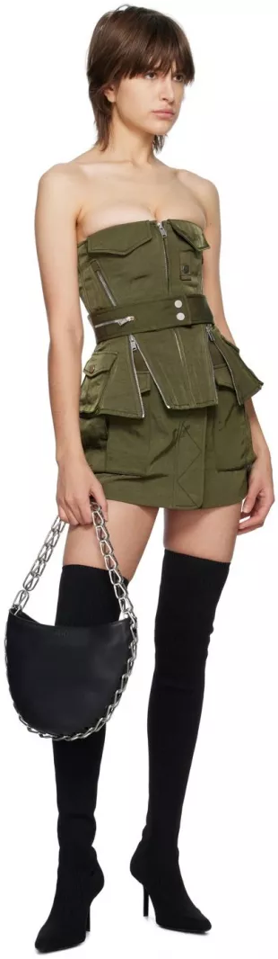 Khaki Aviator Corset