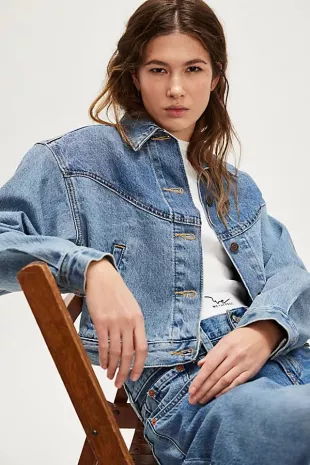 Shrunken '90s Trucker Western Jacket