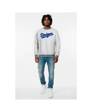 Heather Gray Los Angeles Dodgers Reverse Weave Sweatshirt