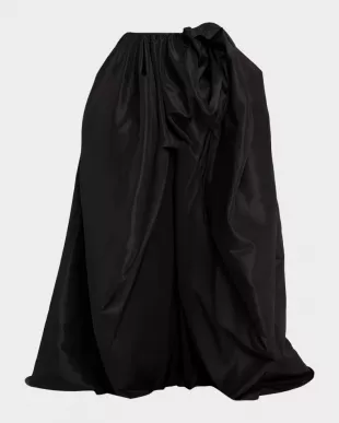 Jami Hand Draped Taffeta Skirt