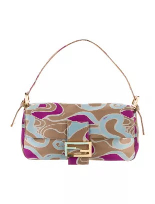 Vintage Psychedelic Swirl Baguette