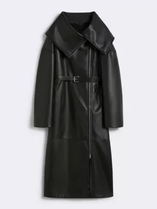 Long Leather Coat