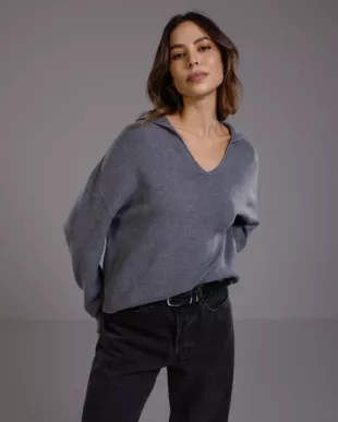 Celeste Open Collar Sweater