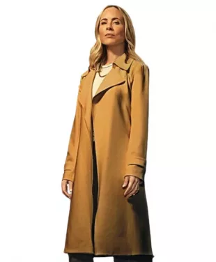 Buy Maria Bello The Waterfront S01 Brown Coat