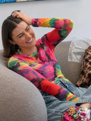 RH of Salt Lake City S07 Bronwyn Newport Multicolor Print Top