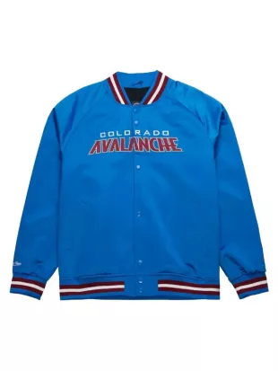 Colorado Avalanche Raglan Full Snap Jacket