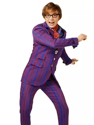 Austin Powers Pinstripe Suit Costume