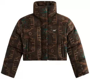 Shae Jacquard Cropped Puffer Jacket