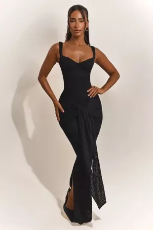 The Tie Front Maxi Dress