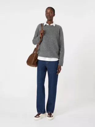 Wool and Cashmere Crewneck Sweater