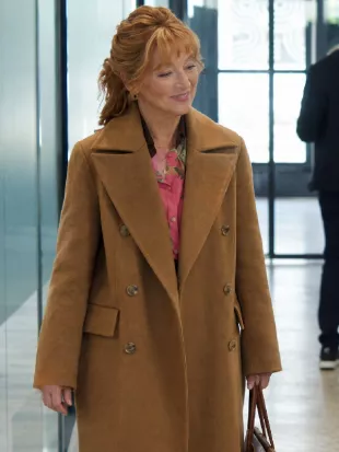 Marble Hall Murders Ep 1 Susan Ryeland Wool-Blend Coat