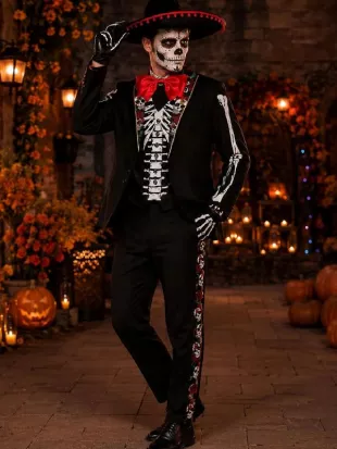 Day of the Dead Skeleton Halloween Costume