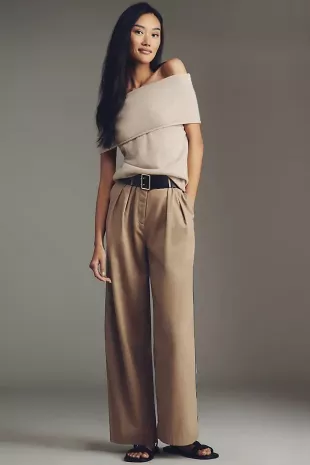 Pleated Trouser Track Pants