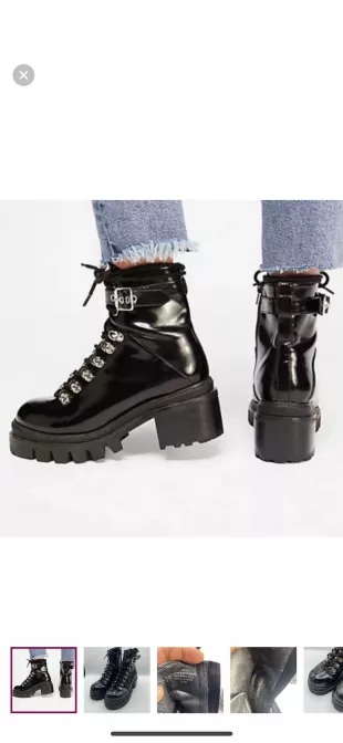 Czech Platform Combat Boot