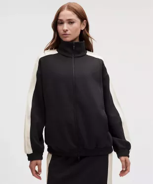 Double-Knit Track Jacket