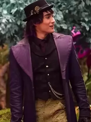 Descendants Wicked Wonderland 2026 Brendon Tremblay Purple Coat
