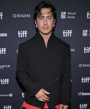 YAGA Premiere Hudson Williams Black Wool Jacket